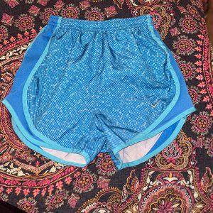 Women's XS Blue and White Nike Shorts